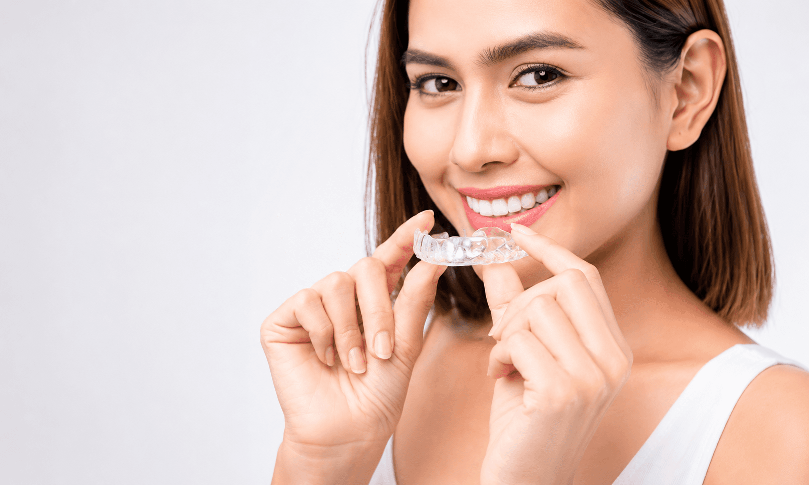 Clear aligner smile — Premium CadCam digital dentistry